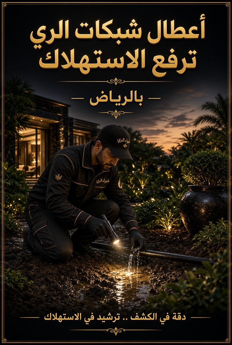 شركة حل ارتفاع فاتورة المياه بالرياض دقة عالية