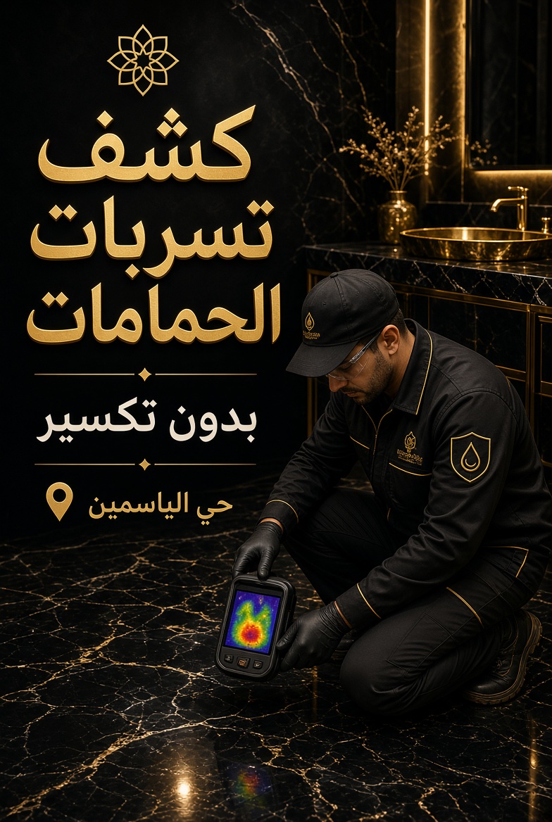 شركة كشف تسربات المياه بحي الياسمين حماية الممتلكات